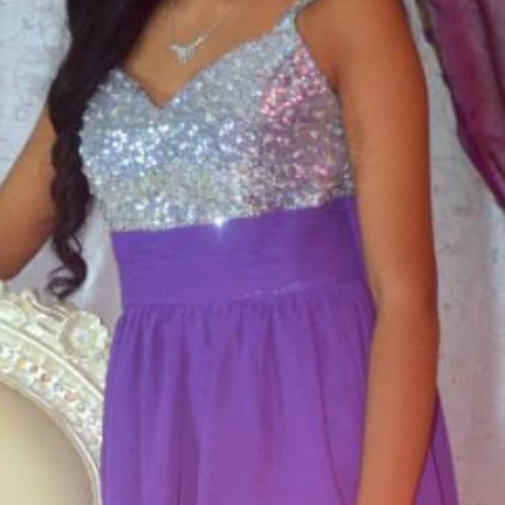 Short Dress w/ Sparkly Bodice